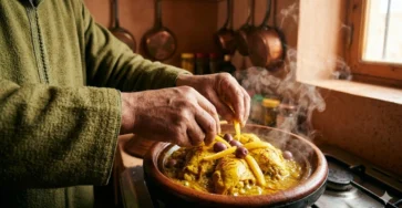 Moroccan Lemon Chicken Tagine
