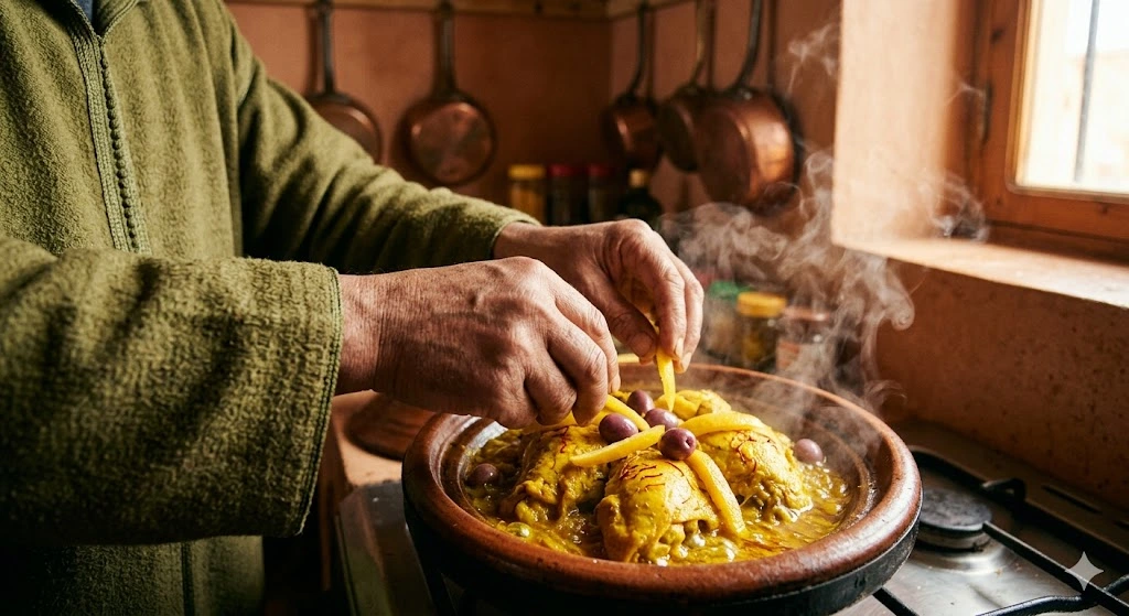 Moroccan Lemon Chicken Tagine