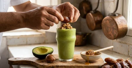Organic Moroccan Avocado Smoothie