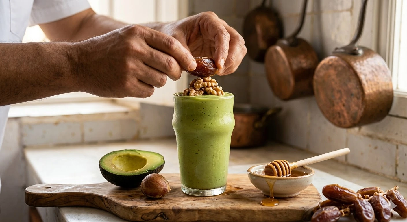 Organic Moroccan Avocado Smoothie