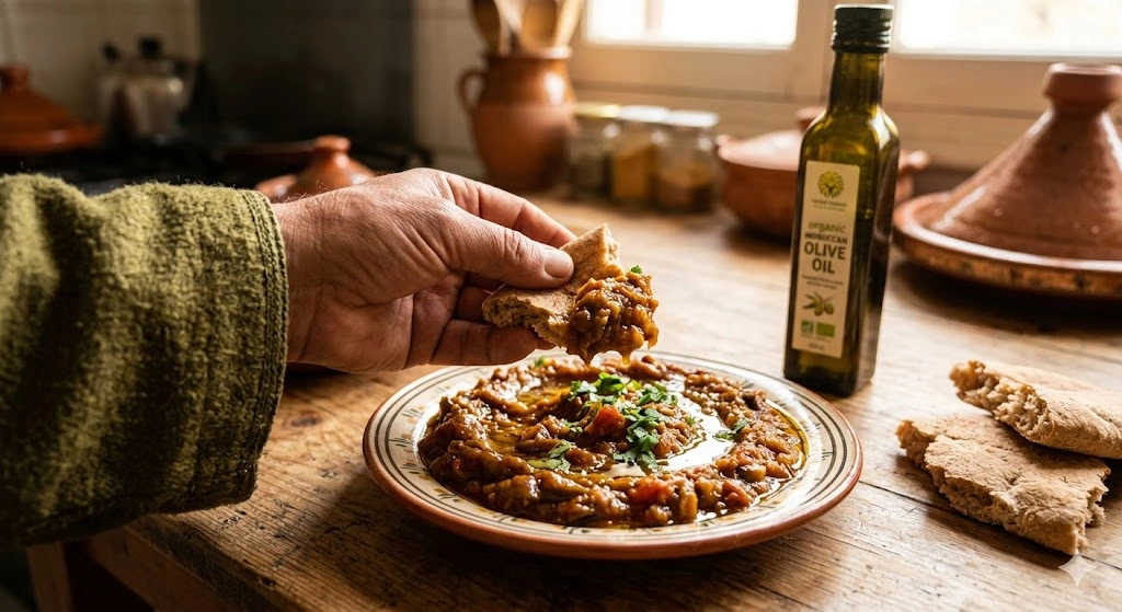 Organic-Moroccan-Eggplant-Zaalouk