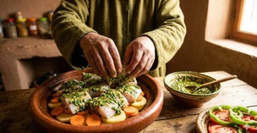 Organic Moroccan Fish Tagine