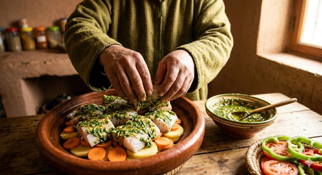 Organic Moroccan Fish Tagine
