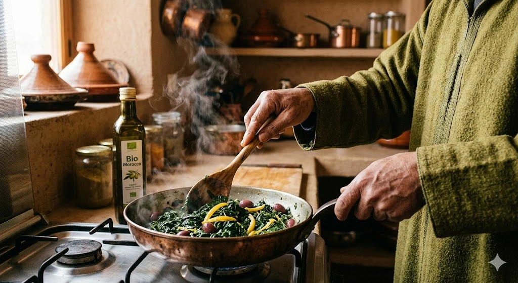 Organic-Moroccan-Spinach-Salad